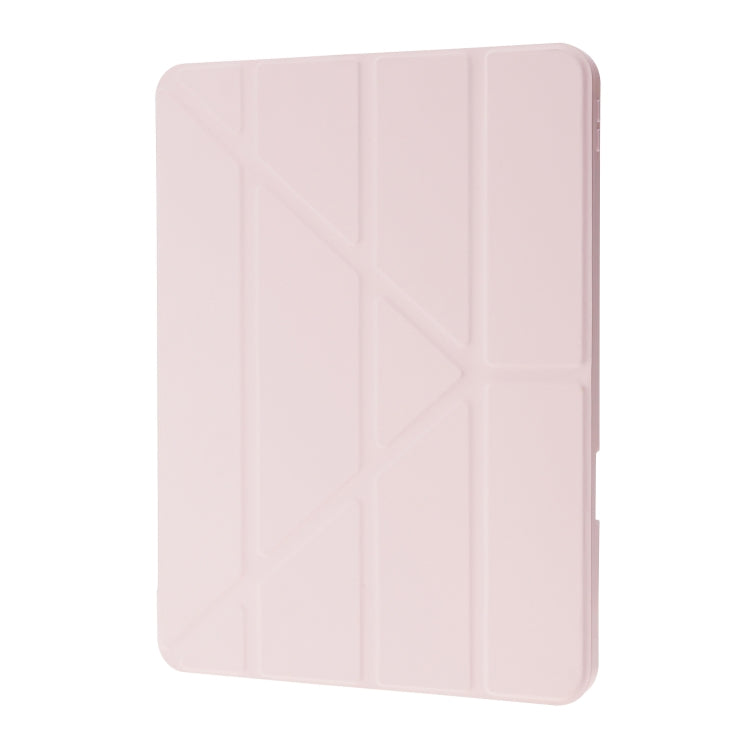 For iPad Air 11 2026 / 2025 / 2024 Deformation Transparent Acrylic Leather Tablet Case
