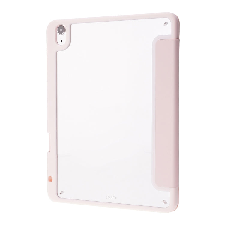 For iPad Air 11 2026 / 2025 / 2024 Deformation Transparent Acrylic Leather Tablet Case