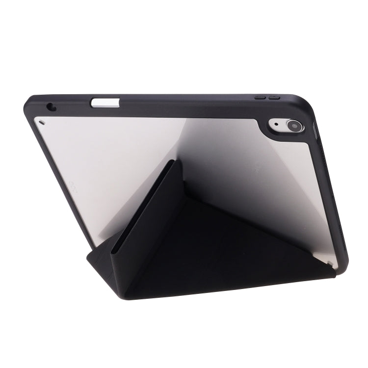 For iPad Air 11 2026 / 2025 / 2024 Deformation Transparent Acrylic Leather Tablet Case