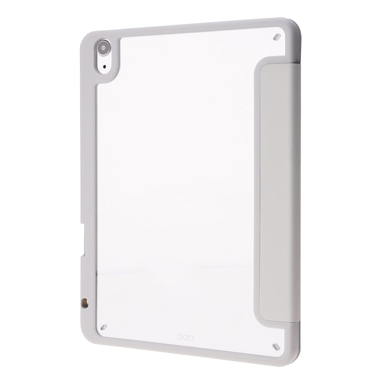 For iPad Air 11 2026 / 2025 / 2024 Deformation Transparent Acrylic Leather Tablet Case