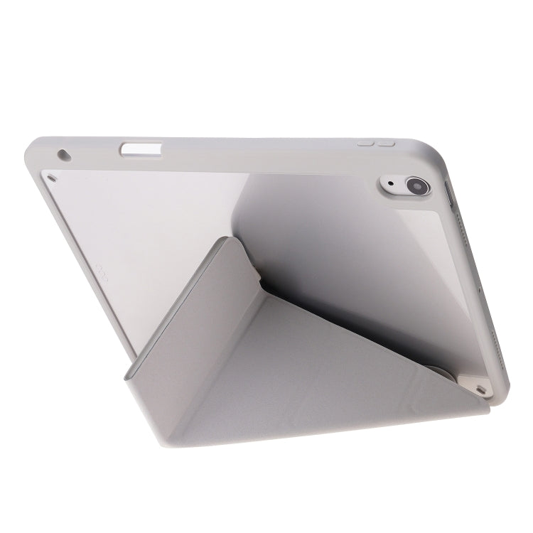 For iPad Air 11 2026 / 2025 / 2024 Deformation Transparent Acrylic Leather Tablet Case
