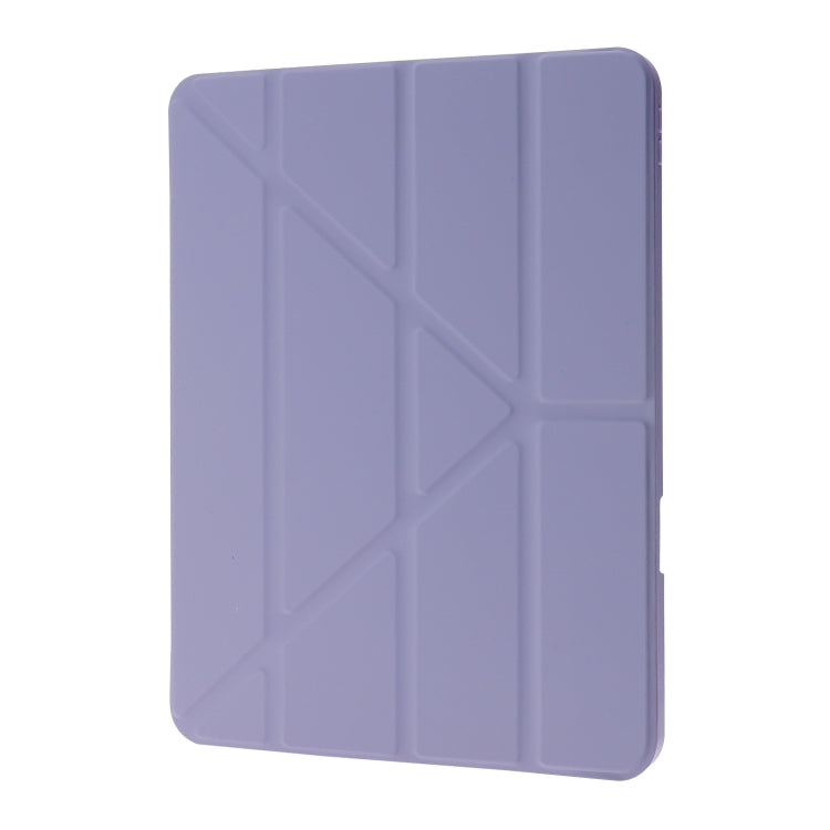 For iPad Air 11 2026 / 2025 / 2024 Deformation Transparent Acrylic Leather Tablet Case