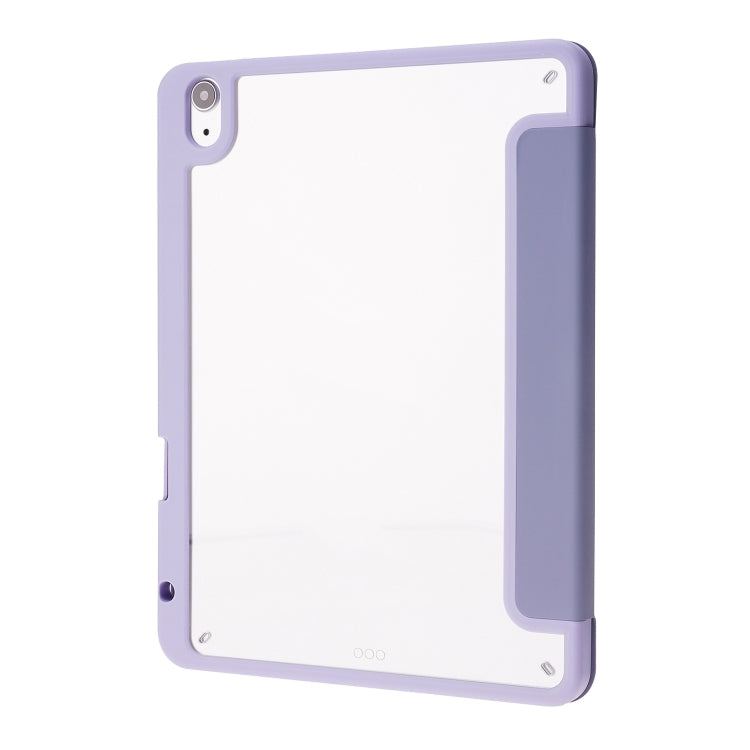 For iPad Air 11 2026 / 2025 / 2024 Deformation Transparent Acrylic Leather Tablet Case