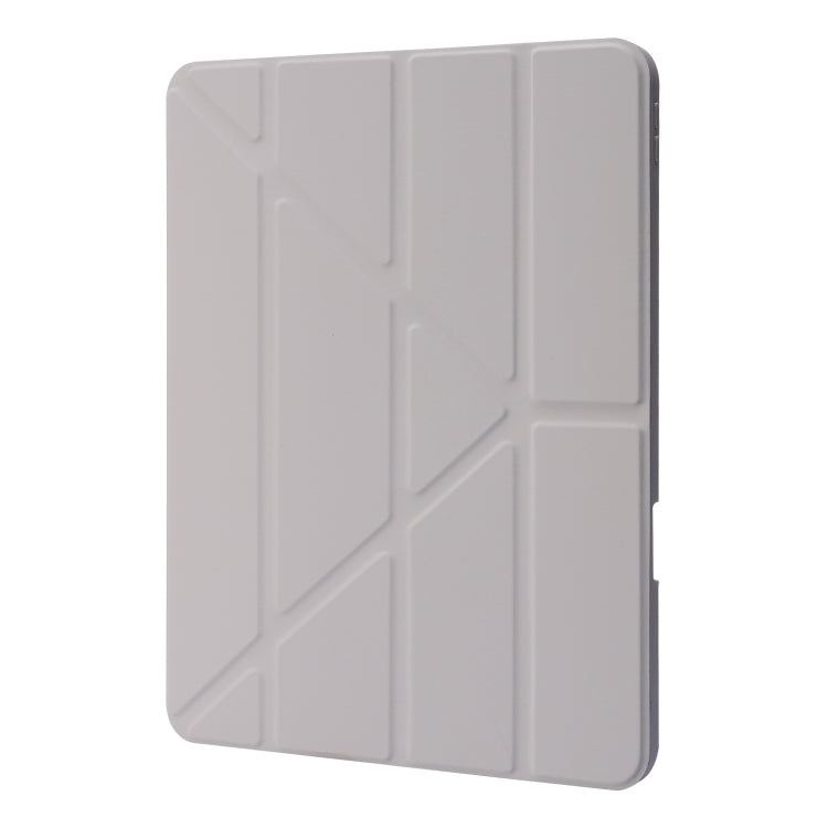 For iPad Pro 11 2025 / 2024 Deformation Transparent Acrylic Leather Tablet Case