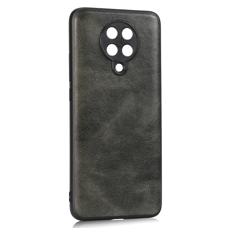 For Xiaomi Redmi K30 Pro Crazy Horse Textured Calfskin PU+PC+TPU Case