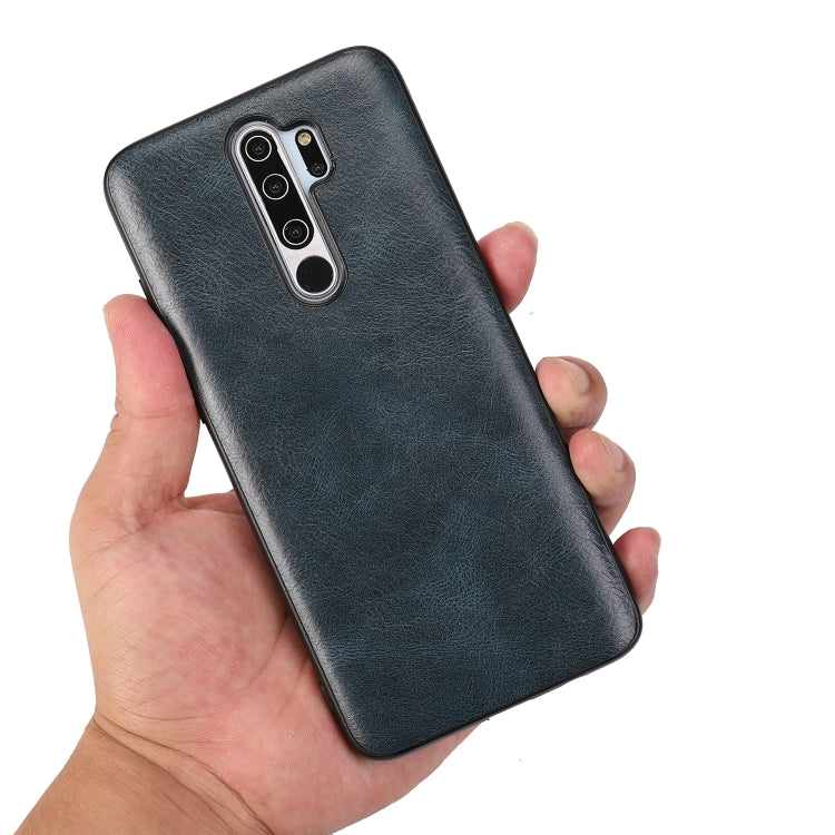 For Xiaomi Redmi Note 8 Crazy Horse Textured Calfskin PU+PC+TPU Case