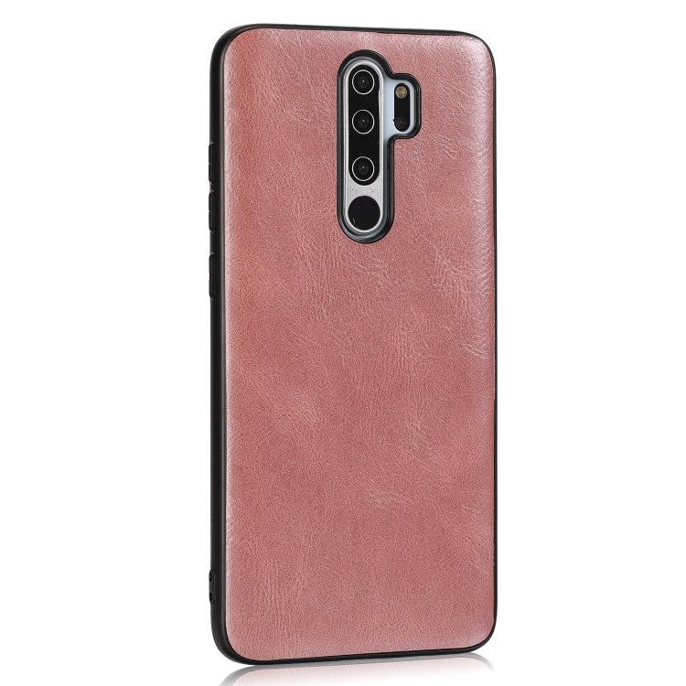 For Xiaomi Redmi Note 8 Pro Crazy Horse Textured Calfskin PU+PC+TPU Case