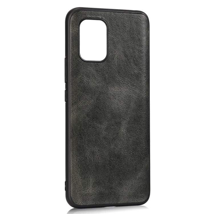 For Xiaomi 10 Lite Crazy Horse Textured Calfskin PU+PC+TPU Case
