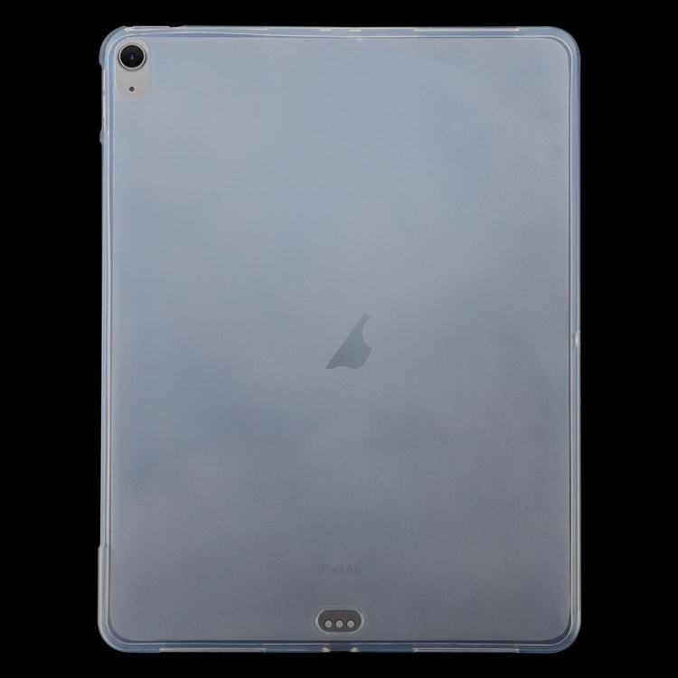 For iPad Air 13 2026 / 2025 / 2024 0.75mm Shockproof Outside Glossy Inside Frosted TPU Tablet Case - Transparent
