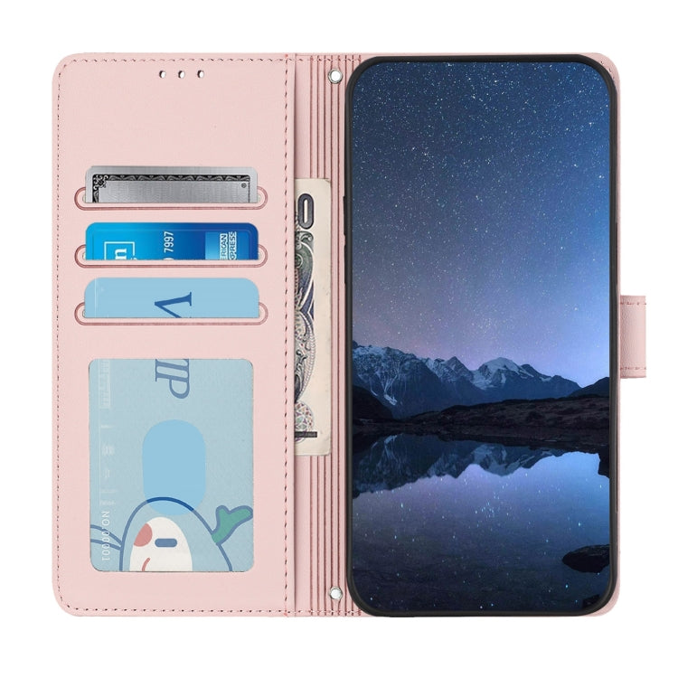 For Tecno Spark 20 Pro 5G Cat Rat Embossed Pattern RFID Leather Phone Case with Lanyard
