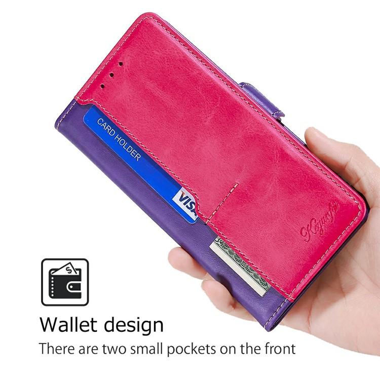For itel A90 4G Contrast Color Side Buckle Leather Phone Case