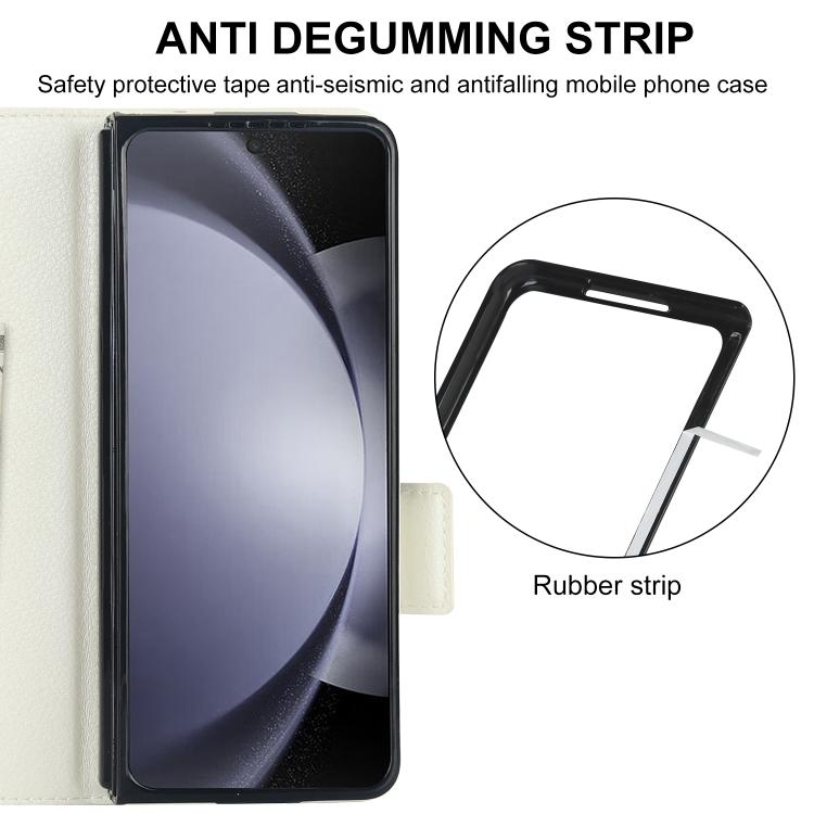 For Samsung Galaxy Z Fold7 Solid Color Multifunctional Folding Leather Phone Case with Pen Slot