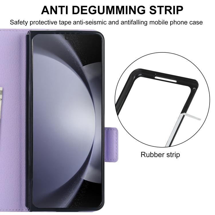 For Samsung Galaxy Z Fold7 Solid Color Multifunctional Folding Leather Phone Case with Pen Slot