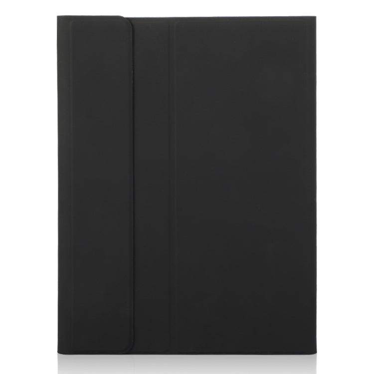 For iPad Pro 11 2024 A13B-A Lambskin Texture Bluetooth Touch Square Keyboard Leather Tablet Case with Pen Slot