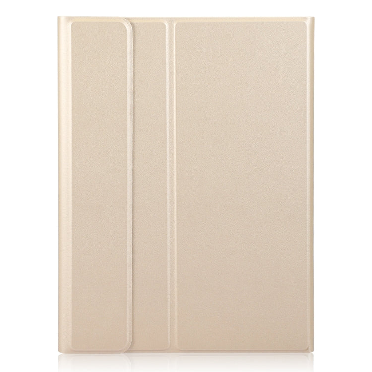 For iPad Pro 11 2024 A13B-A Lambskin Texture Bluetooth Touch Square Keyboard Leather Tablet Case with Pen Slot