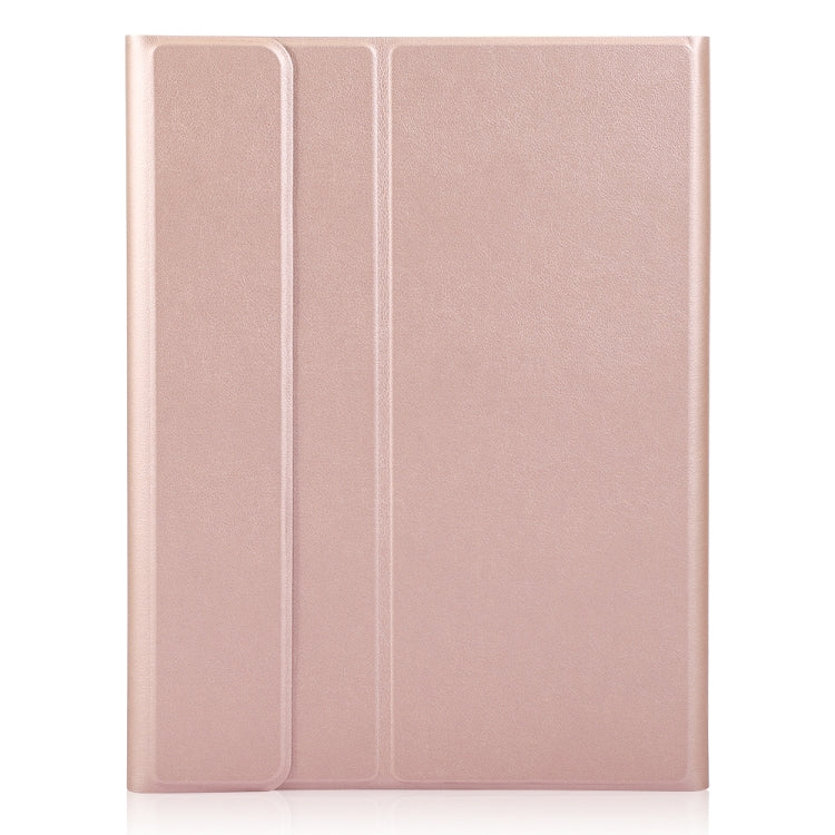 For iPad Pro 11 2024 A13B-A Lambskin Texture Bluetooth Touch Square Keyboard Leather Tablet Case with Pen Slot
