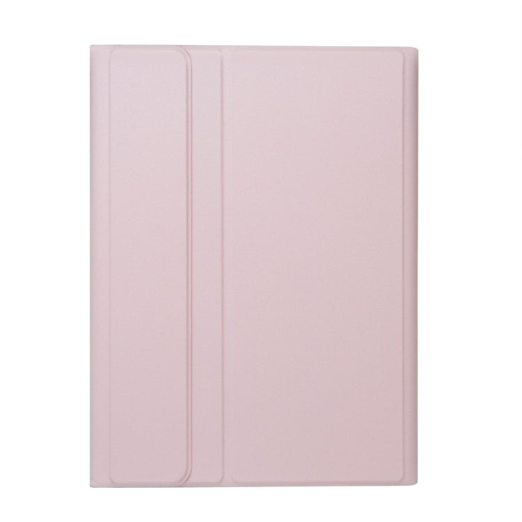 For iPad Pro 11 2024 A13B-A Lambskin Texture Bluetooth Touch Square Keyboard Leather Tablet Case with Pen Slot