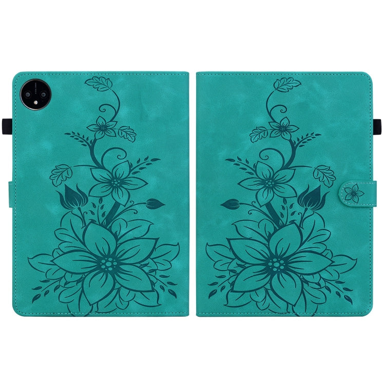 For Huawei MatePad Pro 11 2022 Lily Embossed Leather Tablet Case