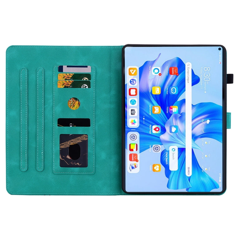 For Huawei MatePad Pro 11 2022 Lily Embossed Leather Tablet Case