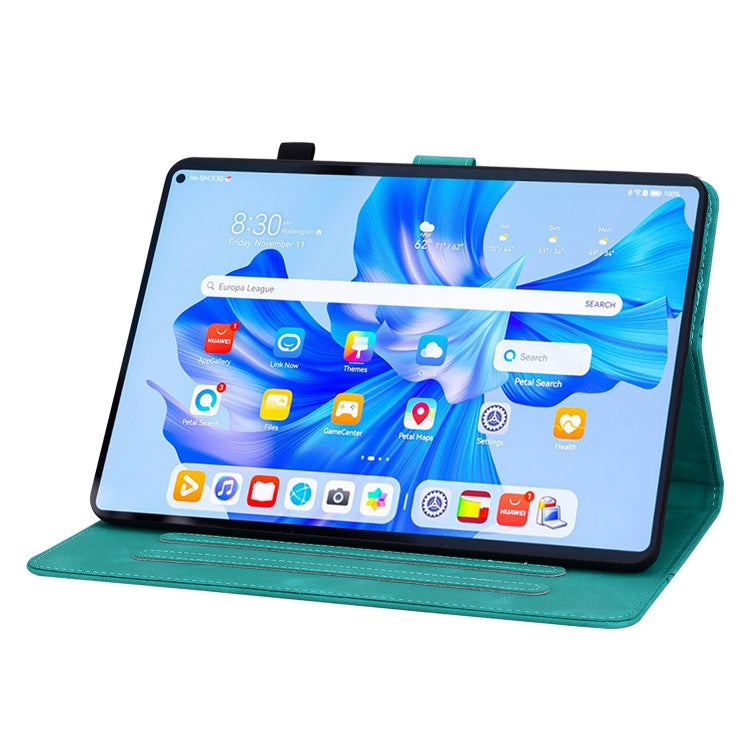 For Huawei MatePad Pro 11 2022 Lily Embossed Leather Tablet Case