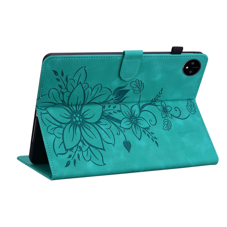 For Huawei MatePad Pro 11 2022 Lily Embossed Leather Tablet Case