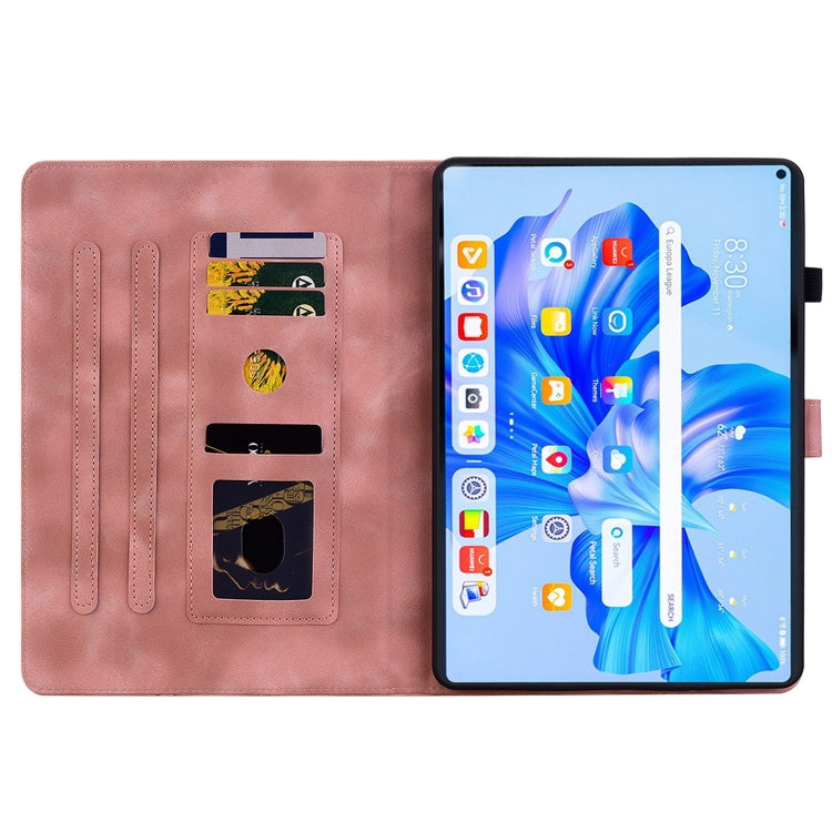 For Huawei MatePad Pro 11 2022 Lily Embossed Leather Tablet Case