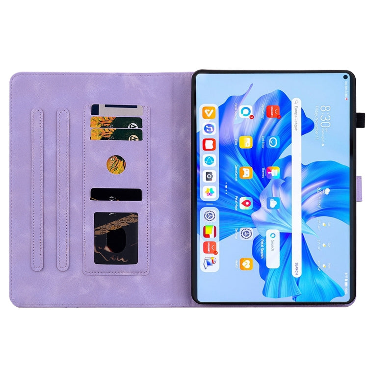 For Huawei MatePad Pro 11 2022 Lily Embossed Leather Tablet Case