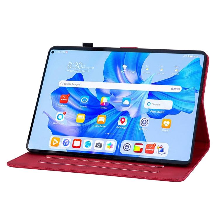 For Huawei MatePad Pro 11 2022 Lily Embossed Leather Tablet Case