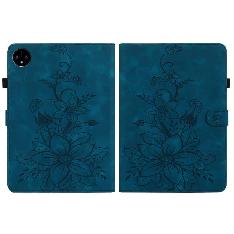 For Huawei MatePad Pro 11 2022 Lily Embossed Leather Tablet Case