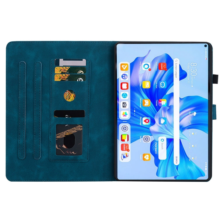 For Huawei MatePad Pro 11 2022 Lily Embossed Leather Tablet Case