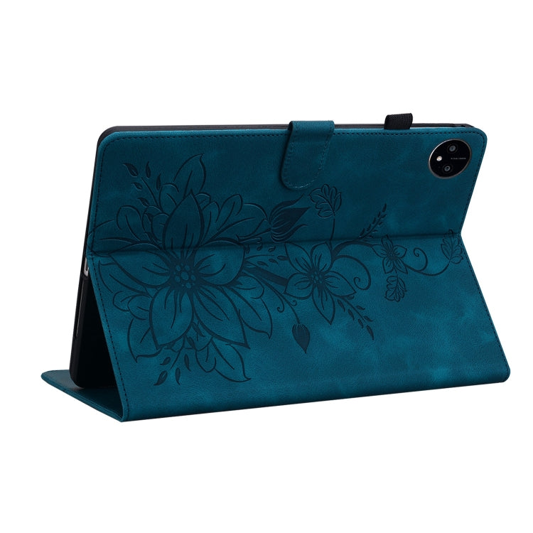For Huawei MatePad Pro 11 2022 Lily Embossed Leather Tablet Case