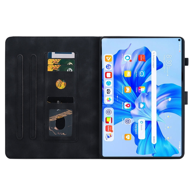 For Huawei MatePad Pro 11 2022 Lily Embossed Leather Tablet Case