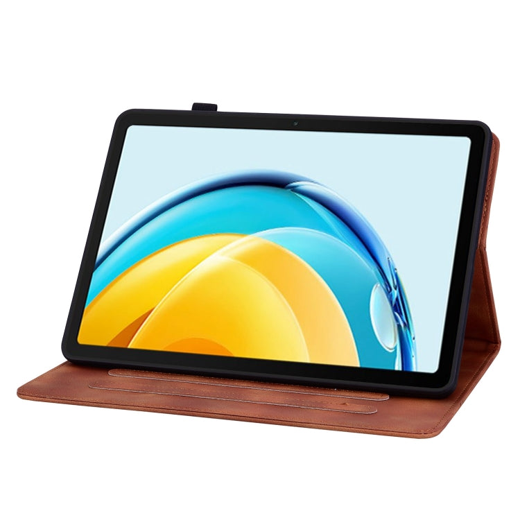 For Huawei MatePad SE 10.4 Lily Embossed Leather Tablet Case