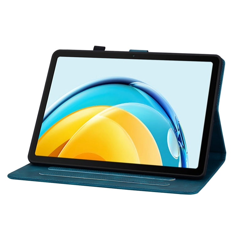 For Huawei MatePad SE 10.4 Lily Embossed Leather Tablet Case