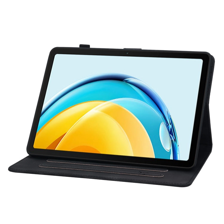 For Huawei MatePad SE 10.4 Lily Embossed Leather Tablet Case