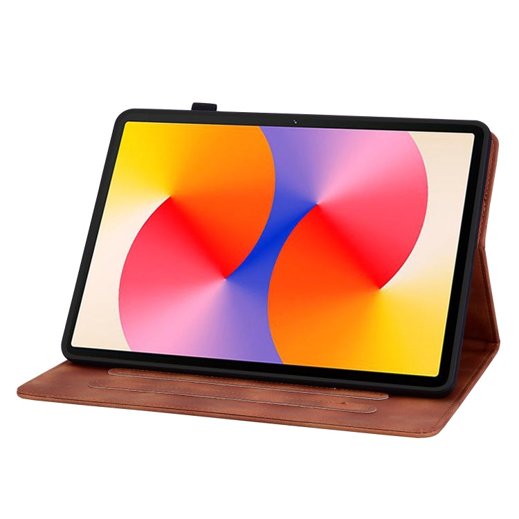 For Huawei MatePad SE 11 2024 Lily Embossed Leather Tablet Case