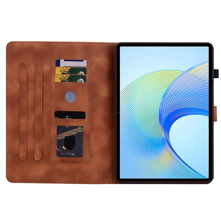 For Honor Pad X8 Pro / X9 2023 Lily Embossed Leather Tablet Case
