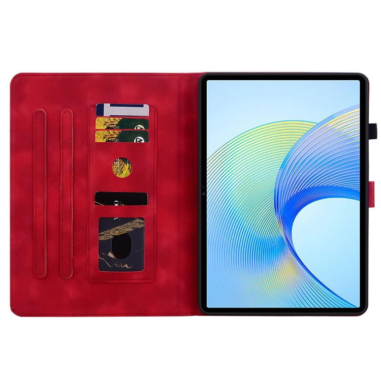 For Honor Pad X8 Pro / X9 2023 Lily Embossed Leather Tablet Case
