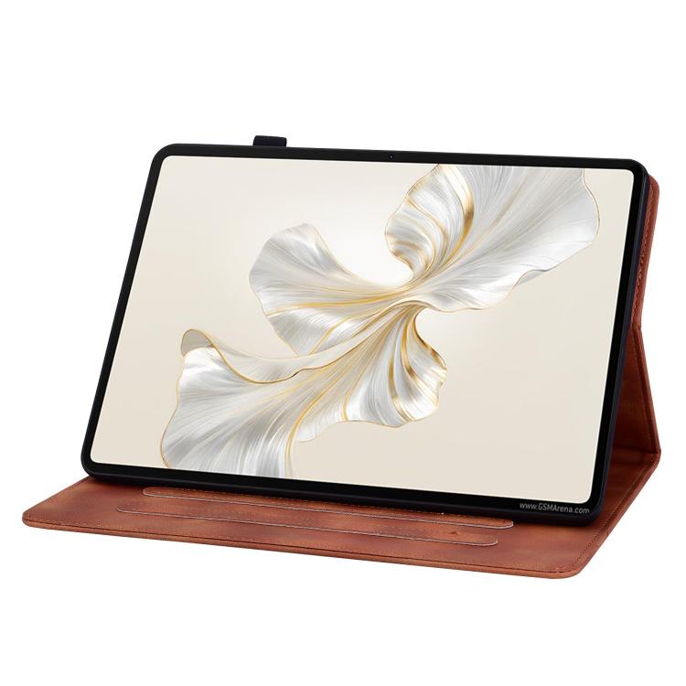 For Honor Pad X9a Lily Embossed Leather Tablet Case