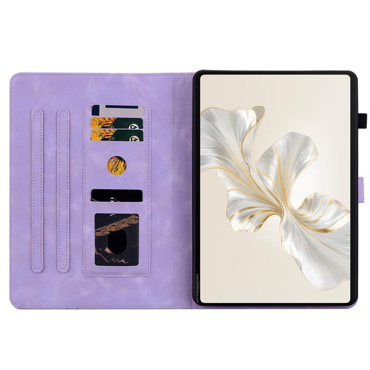 For Honor Pad X9a Lily Embossed Leather Tablet Case