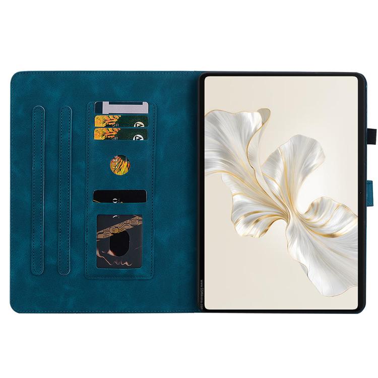 For Honor Pad X9a Lily Embossed Leather Tablet Case