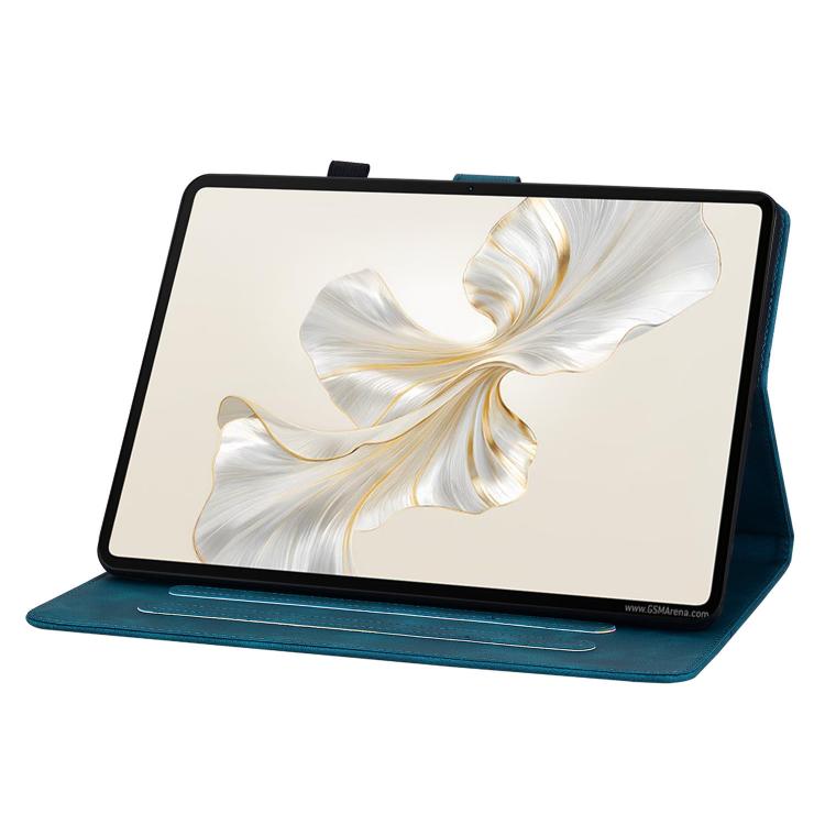 For Honor Pad X9a Lily Embossed Leather Tablet Case