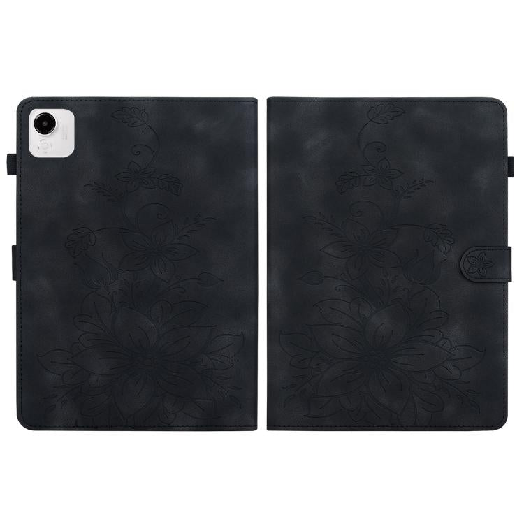 For Honor Pad X9a Lily Embossed Leather Tablet Case