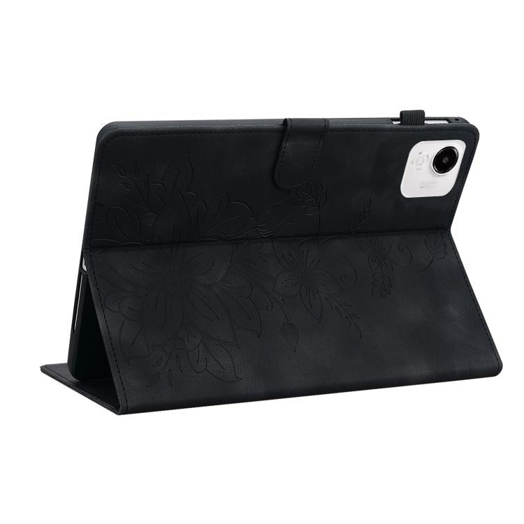 For Honor Pad X9a Lily Embossed Leather Tablet Case