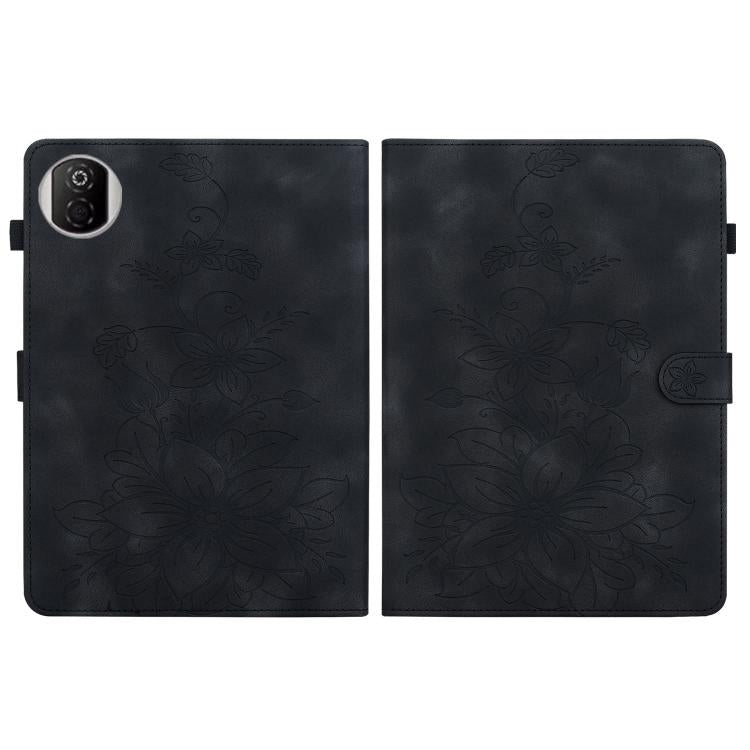 For Honor Pad X7 Lily Embossed Leather Tablet Case