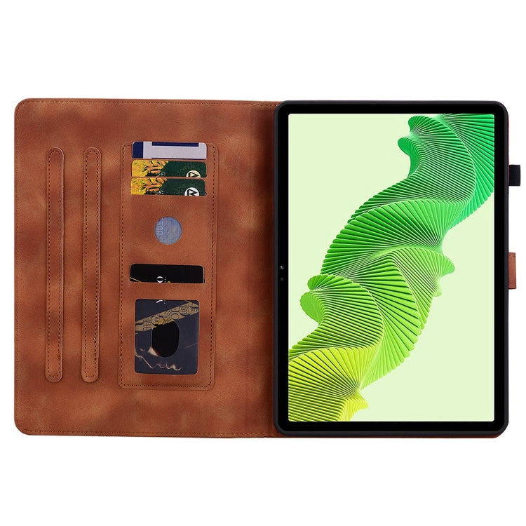 For Realme Pad 2 11.5 Lily Embossed Leather Tablet Case