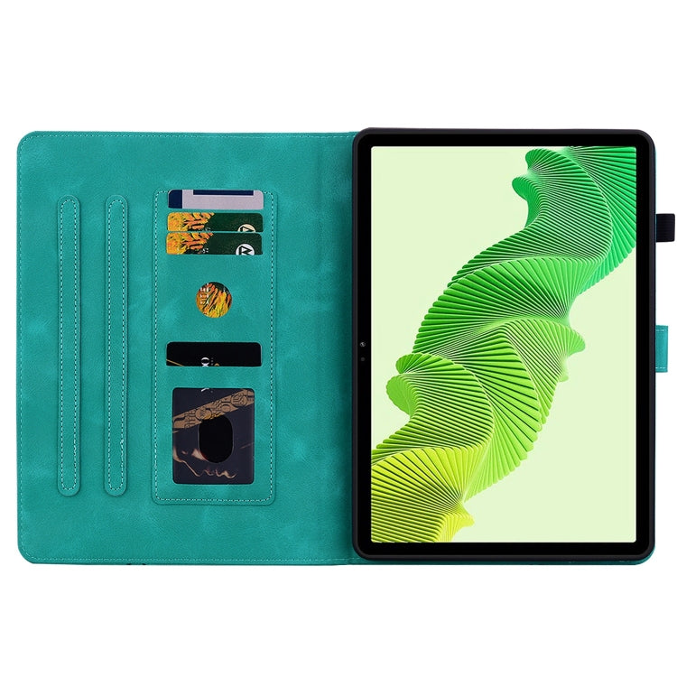 For Realme Pad 2 11.5 Lily Embossed Leather Tablet Case