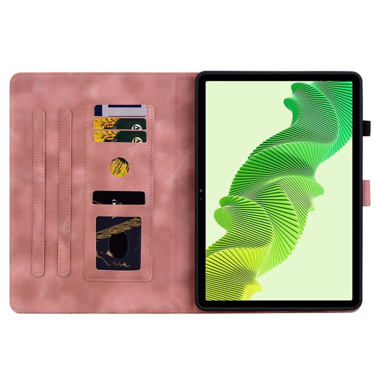 For Realme Pad 2 11.5 Lily Embossed Leather Tablet Case