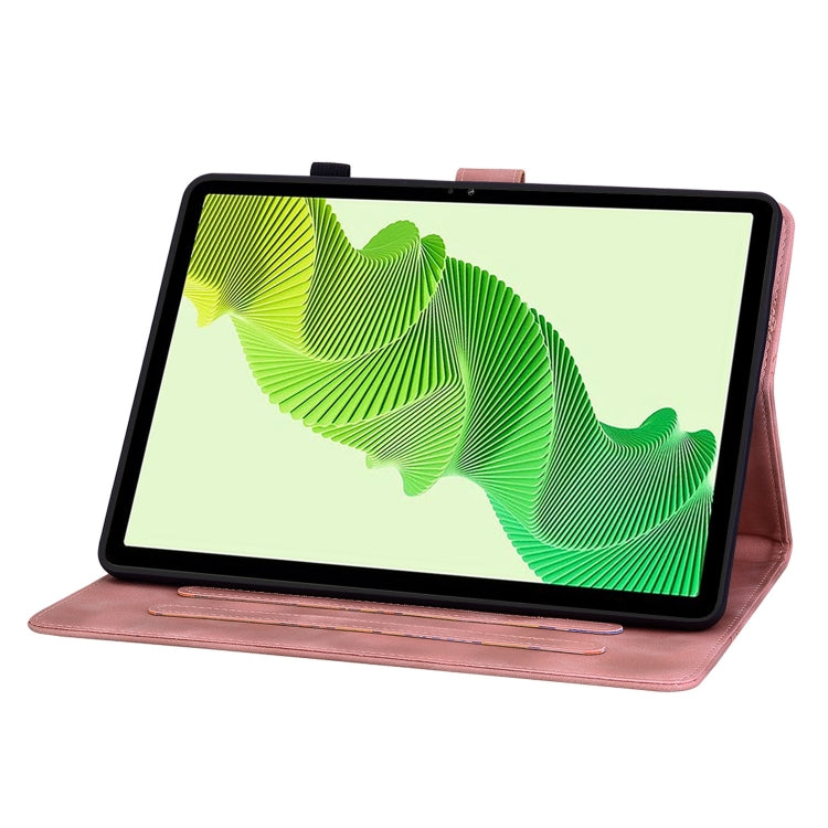 For Realme Pad 2 11.5 Lily Embossed Leather Tablet Case