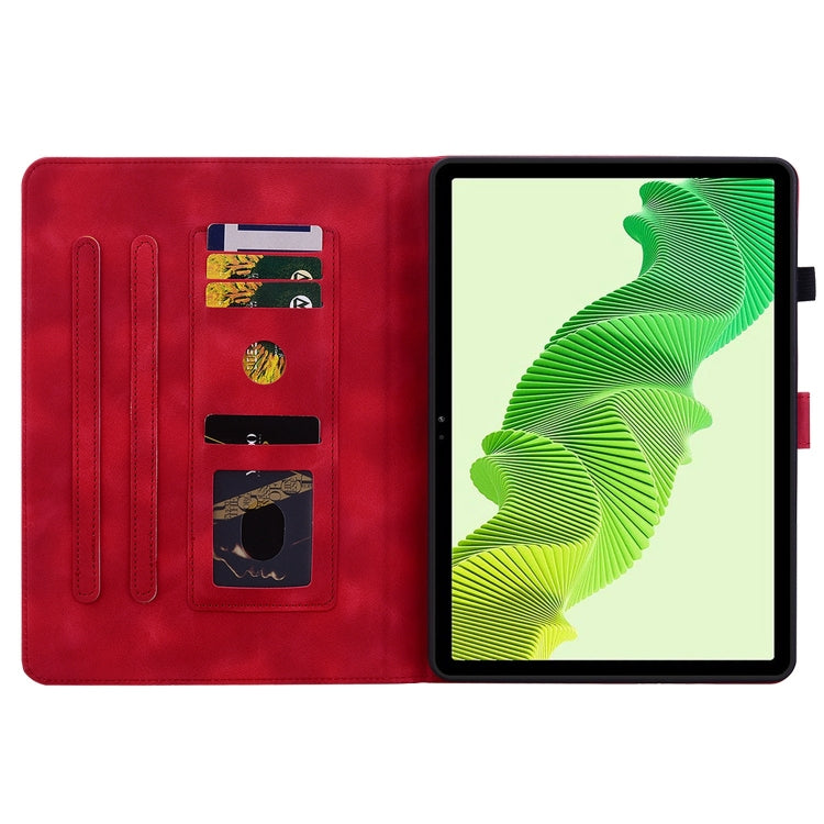 For Realme Pad 2 11.5 Lily Embossed Leather Tablet Case